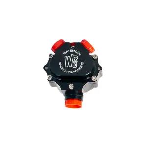 Waterman 500 Ultra Light Fuel Pump - Hex Driven - 0.500 Gear Set - Reverse Rotation - 8 AN Female Inlet/Outlets - Black - Gas/Methanol/E85