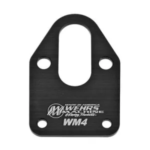Wehrs Machine Fuel Pump Block-Off Plate SB Chevy