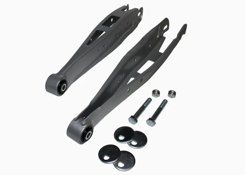 Whiteline Performance Rear Trailing Arm - Lower - Silver - Various Subaru Applications 2008-20 (Pair)