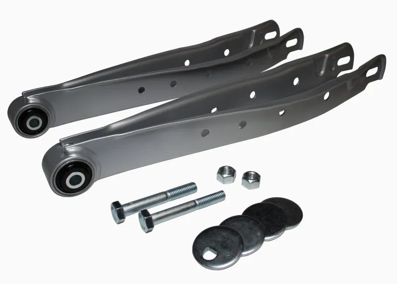 Whiteline Performance Rear Trailing Arm - Lower - Silver - Various Subaru Applications 2008-20 (Pair)